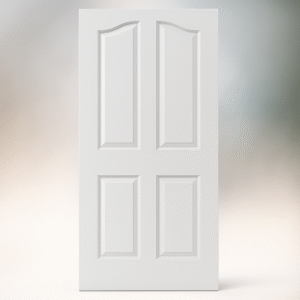 White skin Four Panel Bedroom door